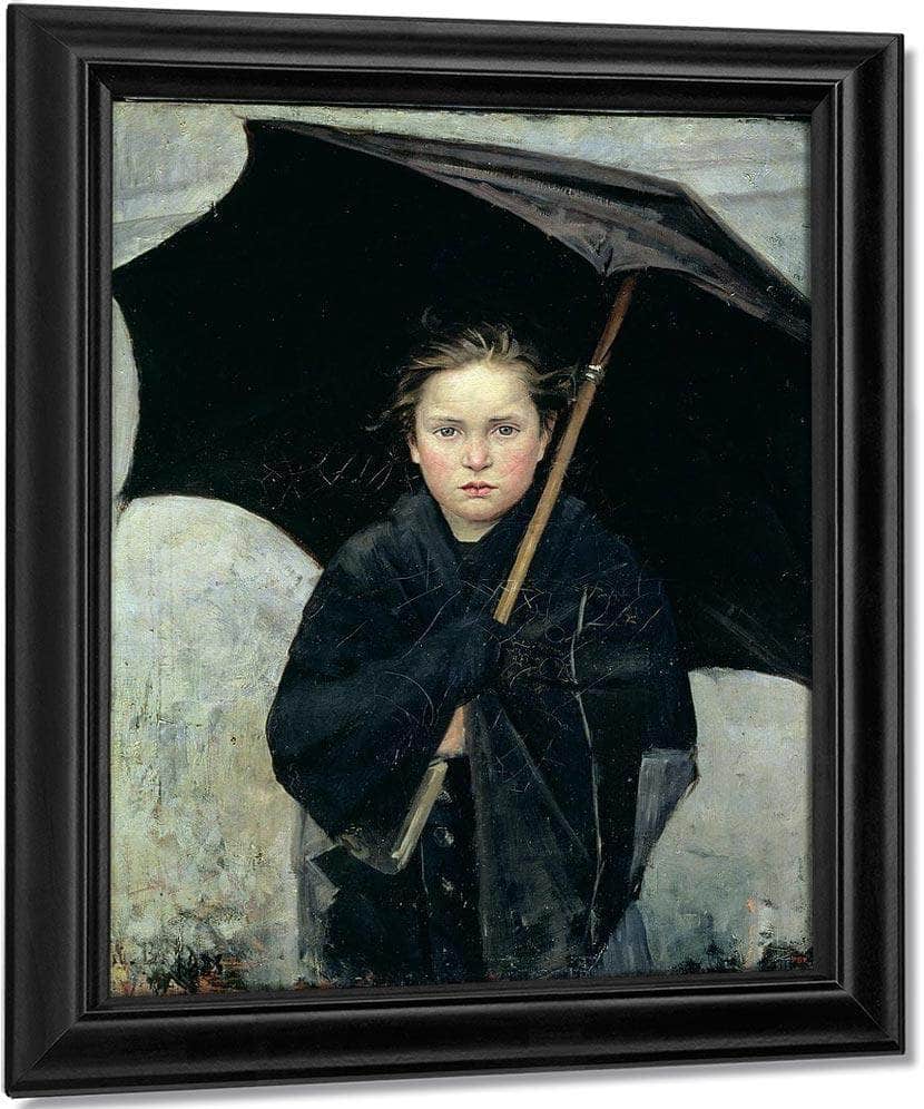 The Umbrella 1883 By Marie Bashkirtseff Fine Art Print