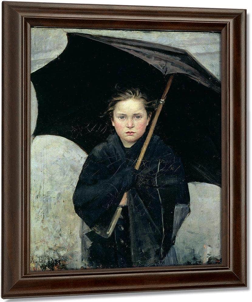 The Umbrella 1883 By Marie Bashkirtseff Fine Art Print