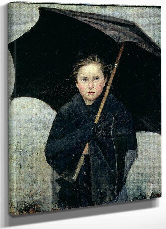The Umbrella 1883 By Marie Bashkirtseff Fine Art Print