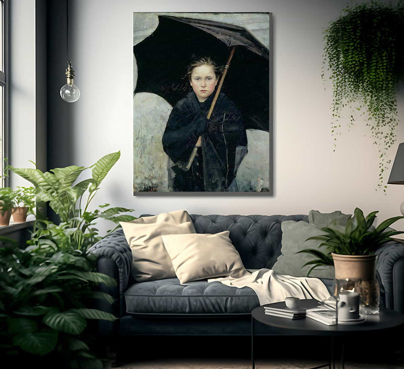 The Umbrella 1883 By Marie Bashkirtseff Fine Art Print