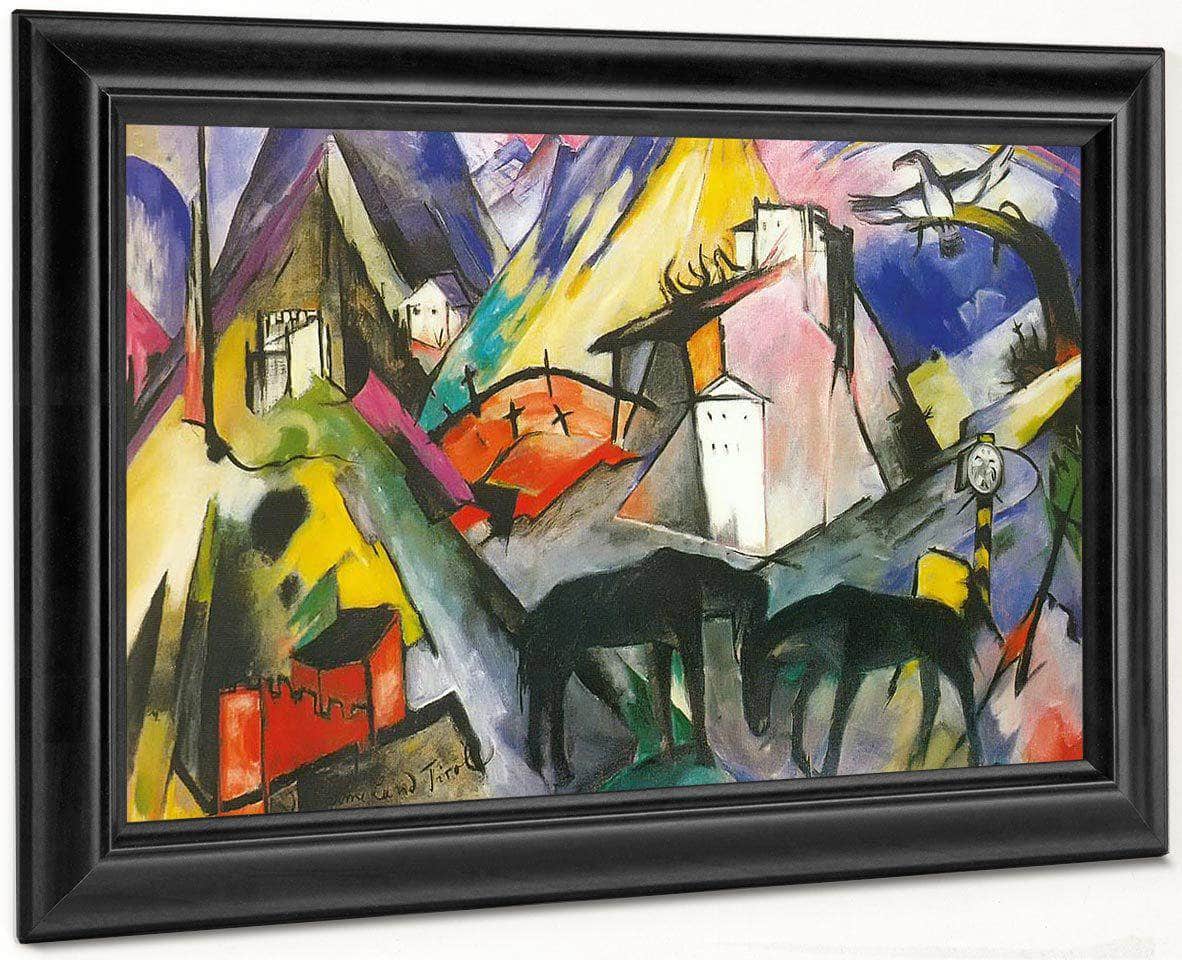 The Unfortunate Land Of Tirol By Franz Marc Fine Art Print