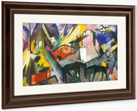 The Unfortunate Land Of Tirol By Franz Marc Fine Art Print