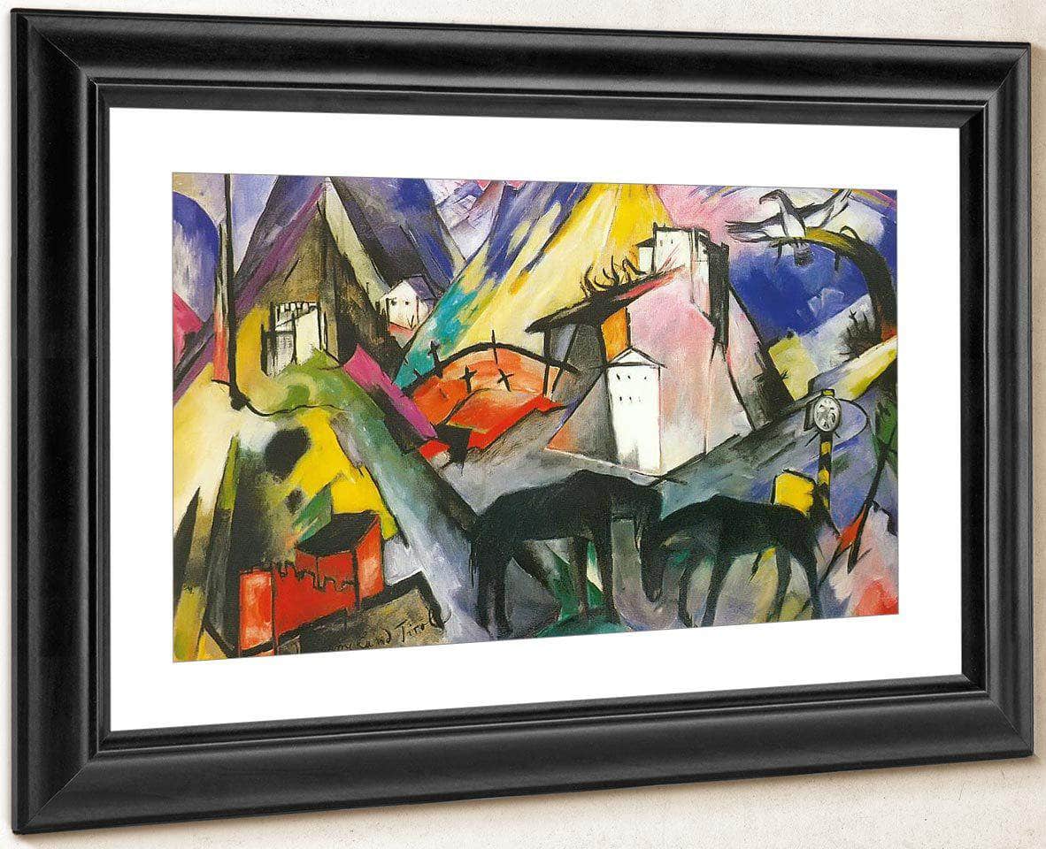 The Unfortunate Land Of Tirol By Franz Marc Fine Art Print