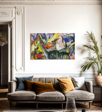 The Unfortunate Land Of Tirol By Franz Marc Fine Art Print