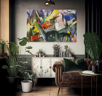 The Unfortunate Land Of Tirol By Franz Marc Fine Art Print