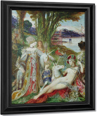 The Unicorns By Gustave Moreau Fine Art Print
