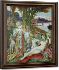 The Unicorns By Gustave Moreau Fine Art Print