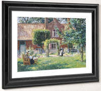 The Unpretentious Garden By Gari Melchers Fine Art Print