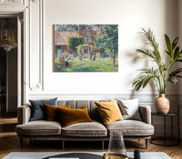 The Unpretentious Garden By Gari Melchers Fine Art Print