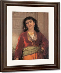 The Unwelcome Companion  A Street Scene In Cairo By John Waterhouse Fine Art Print