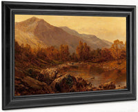 The Vale Of Llangollen 1897 By Alfred De Breanski Fine Art Print