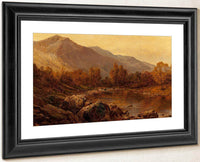 The Vale Of Llangollen 1897 By Alfred De Breanski Fine Art Print