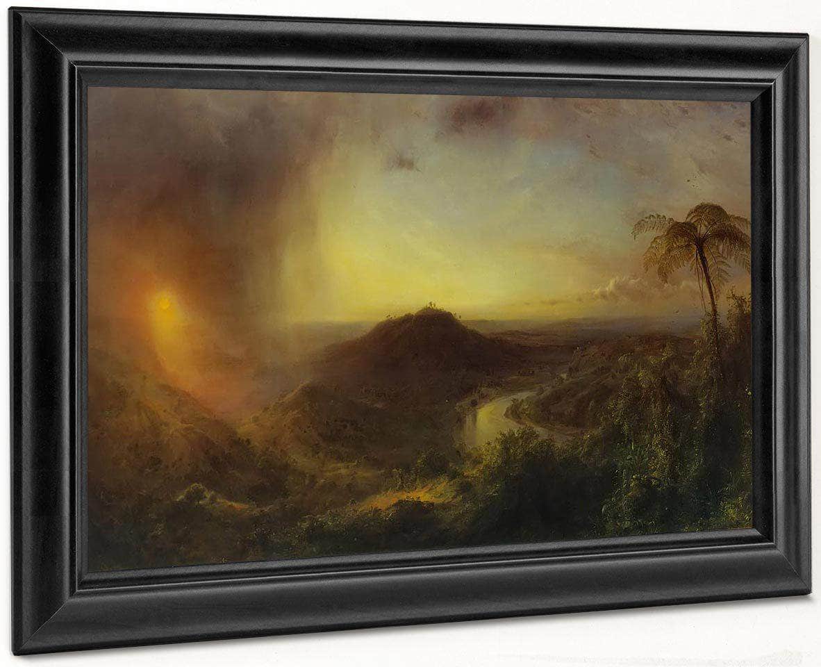 The Vale Of St Thomas Jamaica By Fredric Edwin Church Fine Art Print