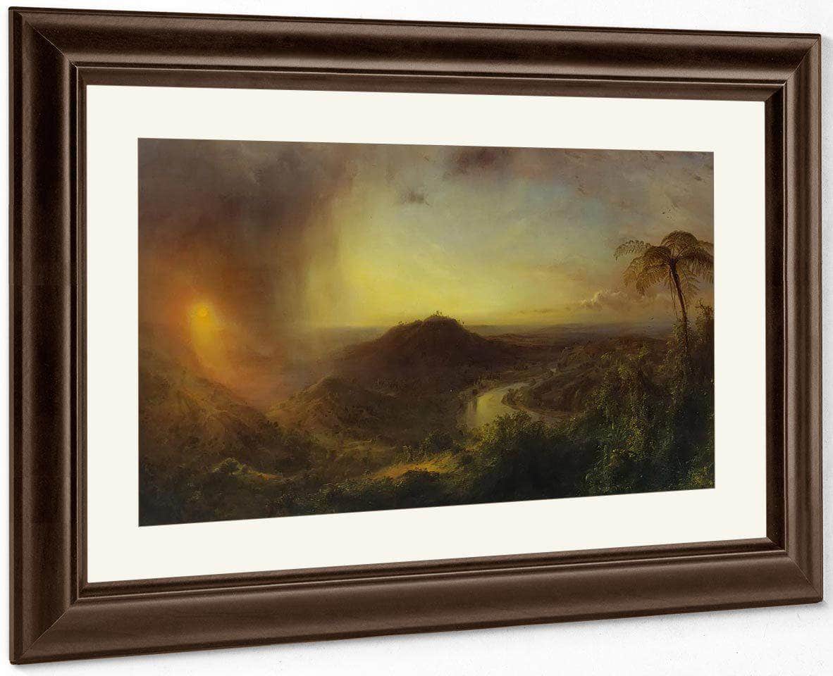 The Vale Of St Thomas Jamaica By Fredric Edwin Church Fine Art Print