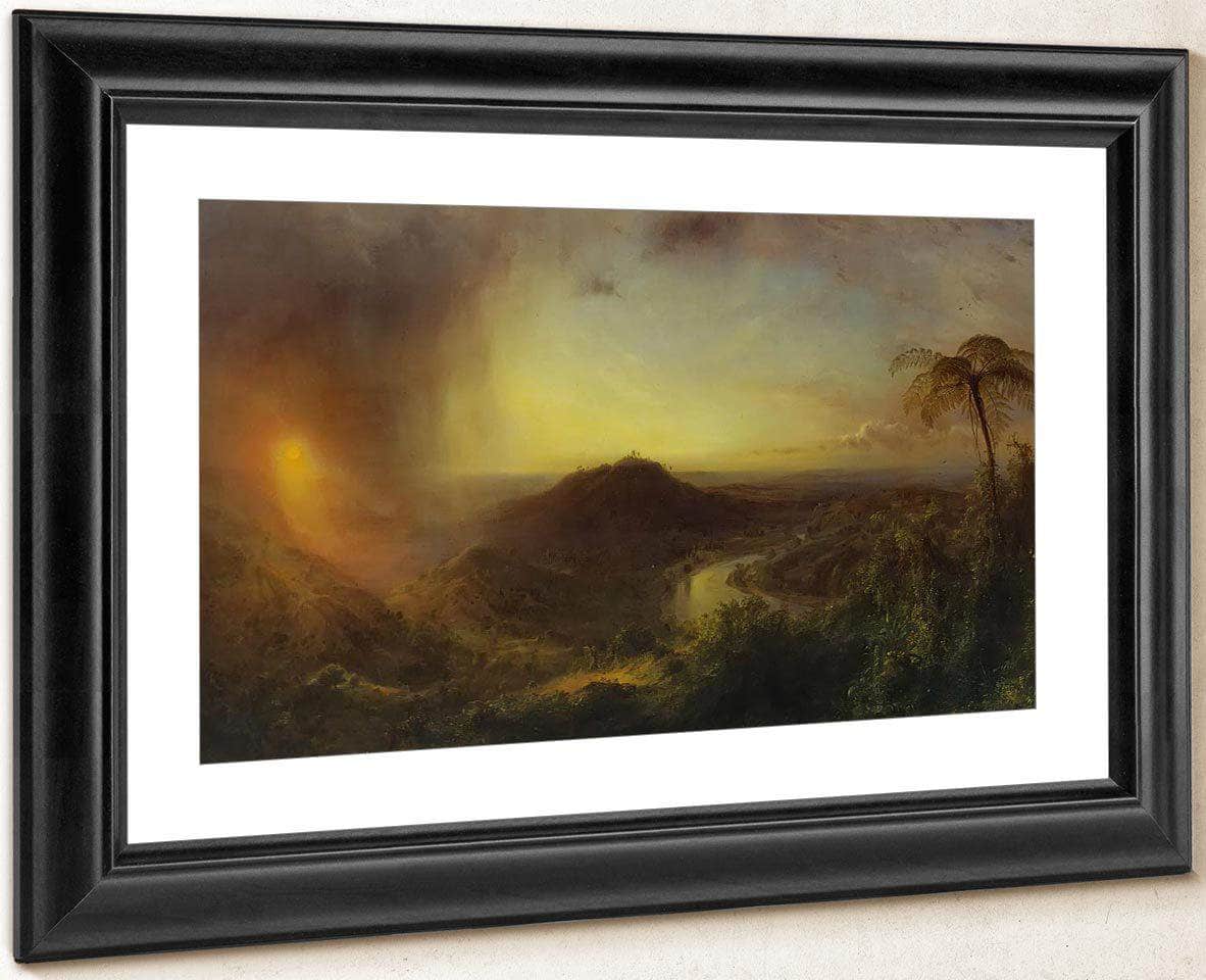 The Vale Of St Thomas Jamaica By Fredric Edwin Church Fine Art Print