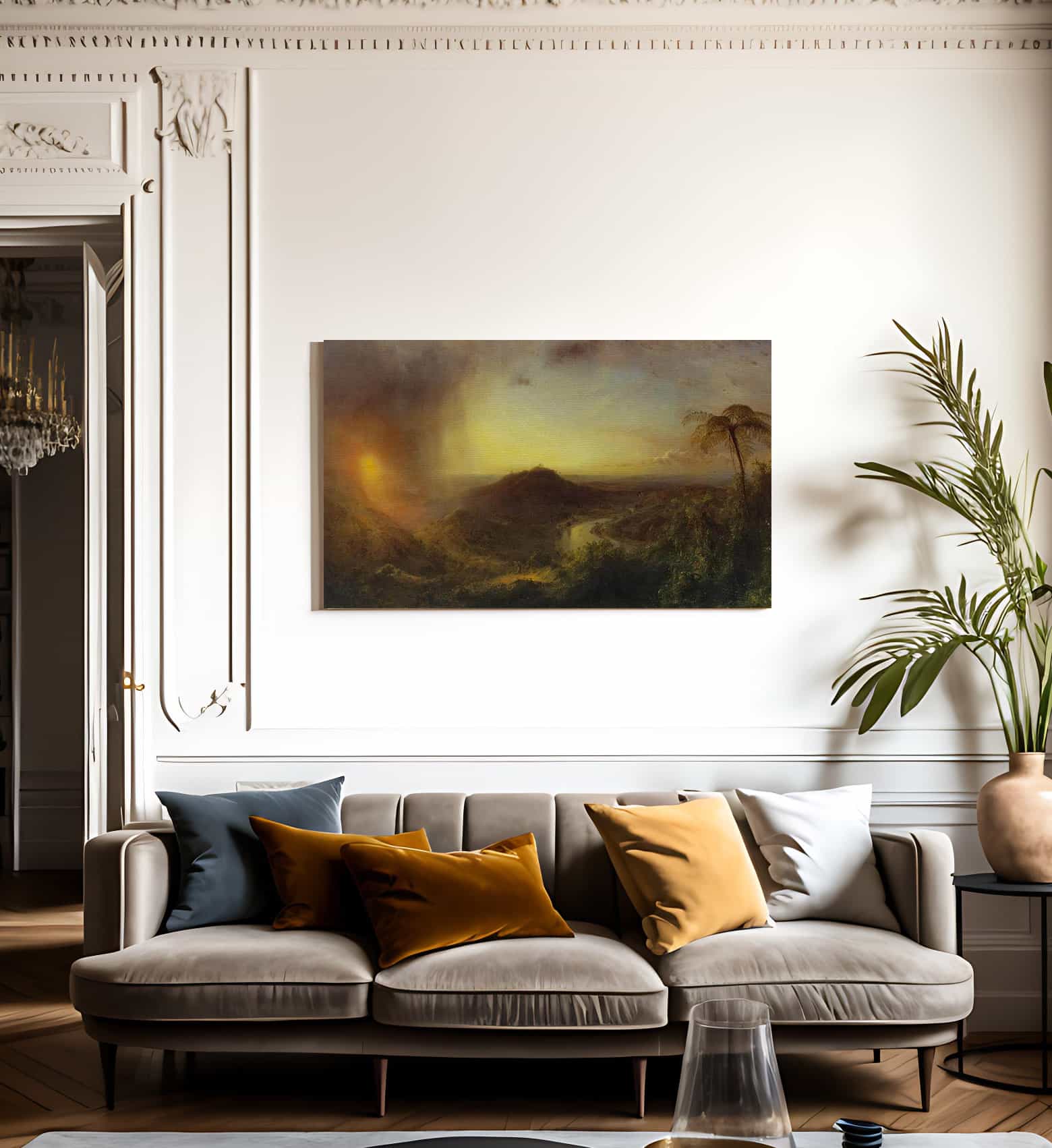 The Vale Of St Thomas Jamaica By Fredric Edwin Church Fine Art Print