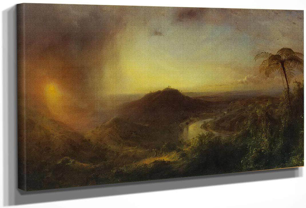 The Vale Of St Thomas Jamaica By Fredric Edwin Church Fine Art Print