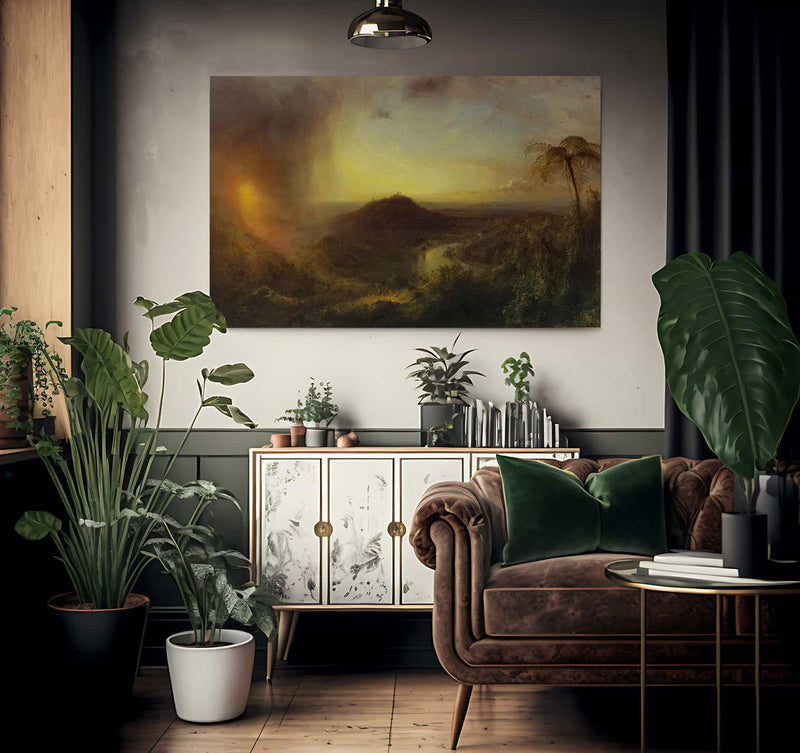 The Vale Of St Thomas Jamaica By Fredric Edwin Church Fine Art Print