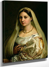 The Veiled Woman Or La Donna Velata By Raphael Fine Art Print