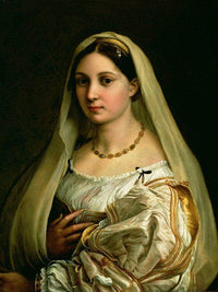 The Veiled Woman Or La Donna Velata By Raphael Fine Art Print