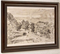 The Vermont Village (Peacham) By Childe Hassam Fine Art Print