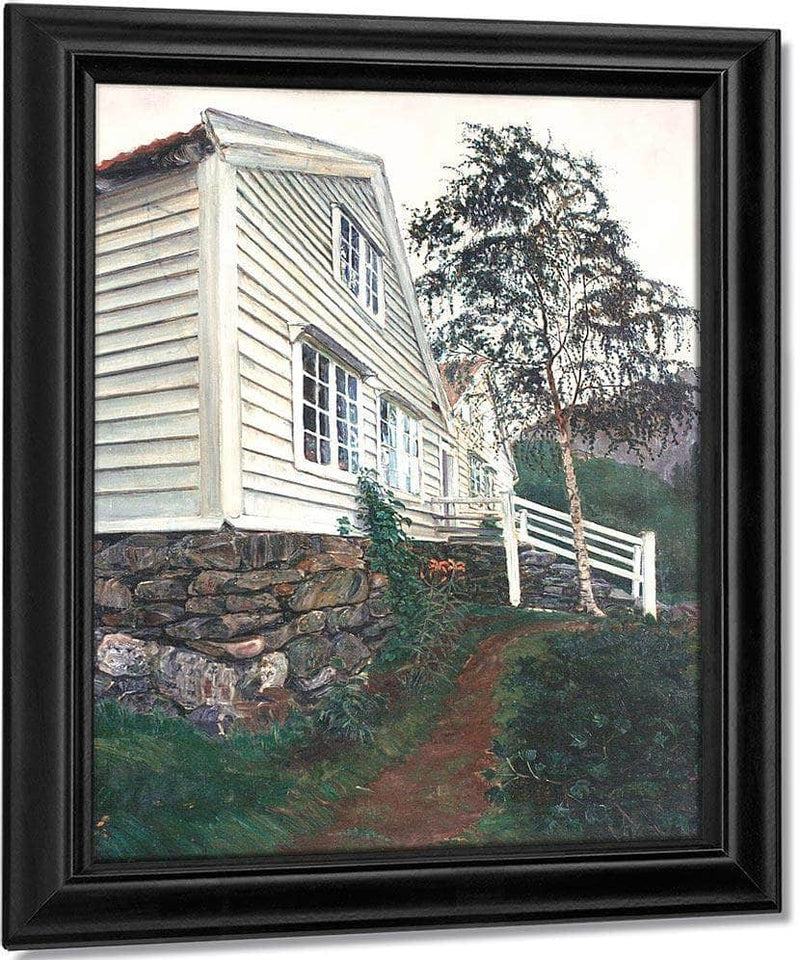 The Vicarage By Nicolai Astrup Fine Art Print