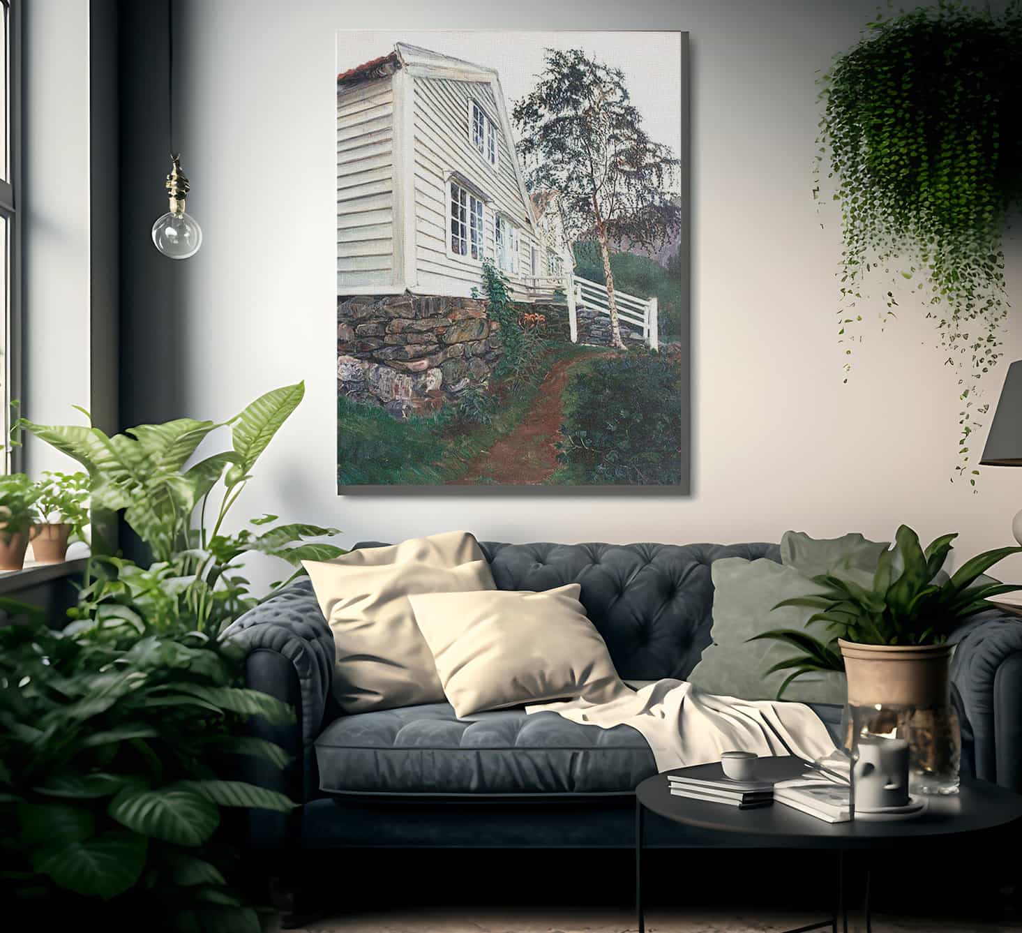 The Vicarage By Nicolai Astrup Fine Art Print