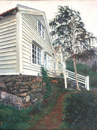 The Vicarage By Nicolai Astrup Fine Art Print