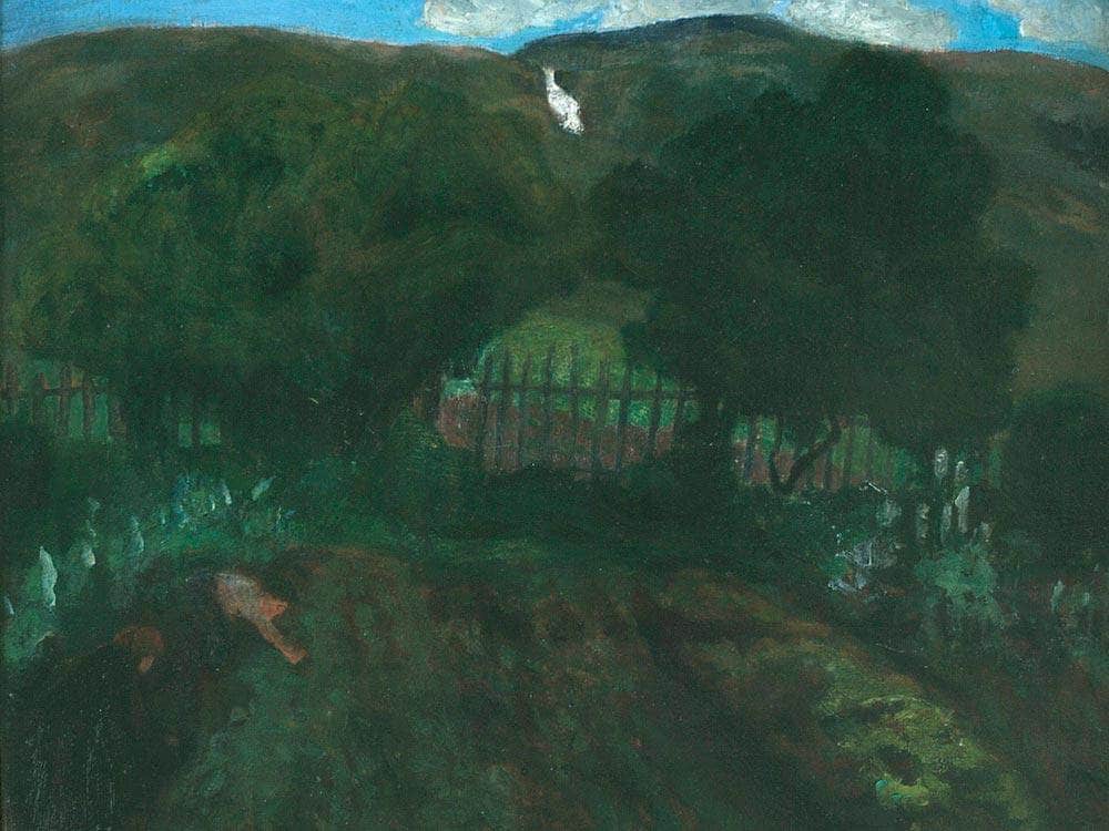 The Vicarage Garden By Nicolai Astrup Fine Art Print