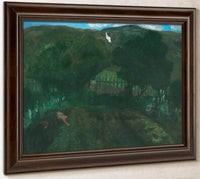 The Vicarage Garden By Nicolai Astrup Fine Art Print