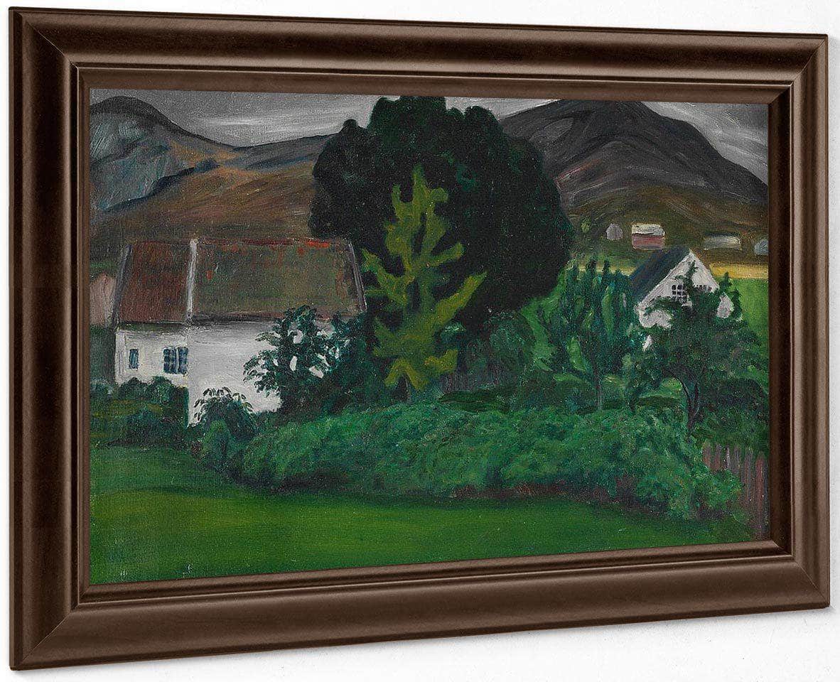 The Vicarage In Jølster By Nicolai Astrup Fine Art Print