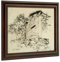 The Vicarage (Mirrored) By Nicolai Astrup Fine Art Print