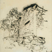 The Vicarage (Mirrored) By Nicolai Astrup Fine Art Print