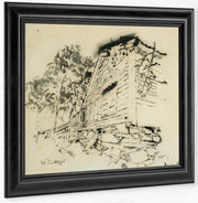 The Vicarage (Mirrored) By Nicolai Astrup Fine Art Print