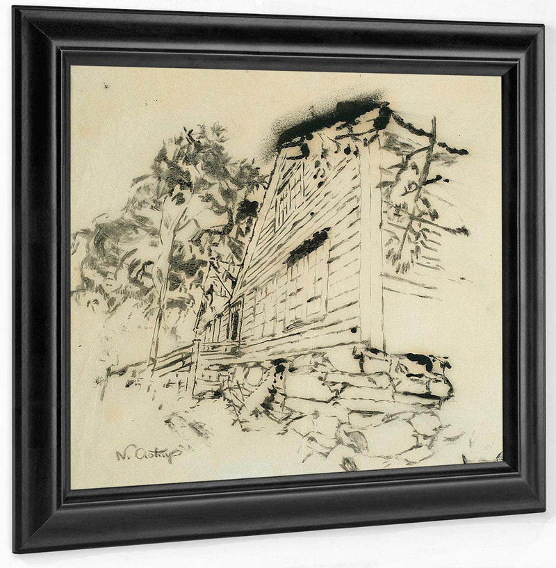 The Vicarage (Mirrored) By Nicolai Astrup Fine Art Print