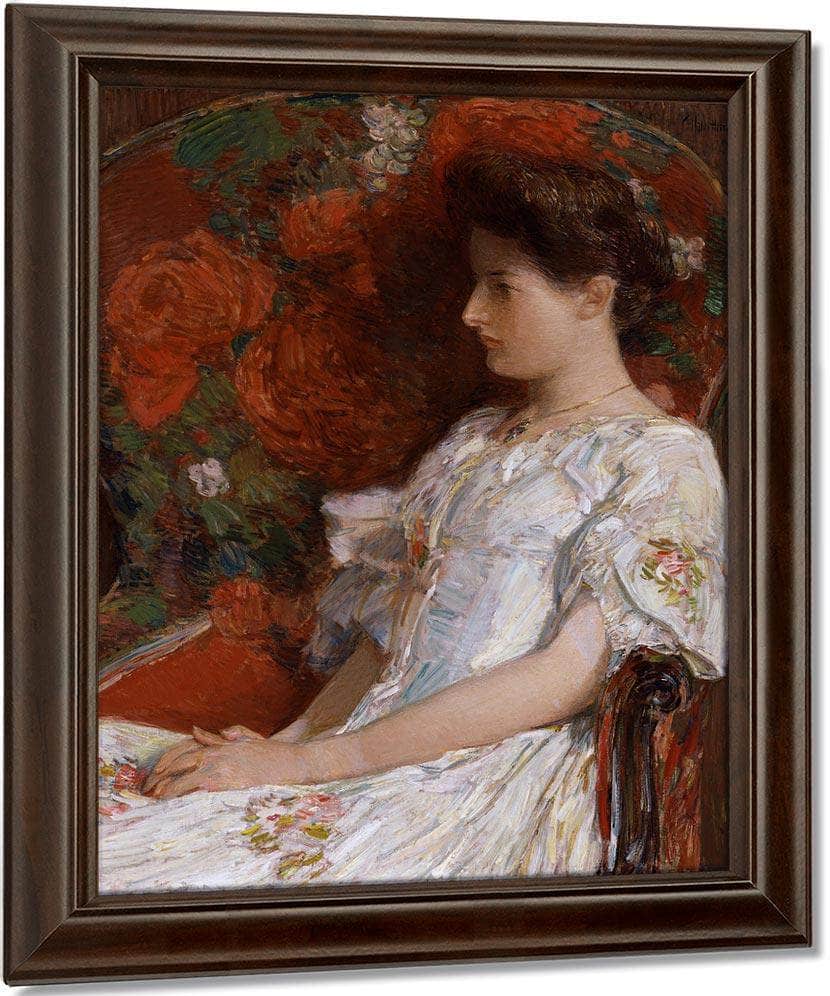 The Victorian Chair By Childe Hassam Fine Art Print