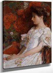 The Victorian Chair By Childe Hassam Fine Art Print