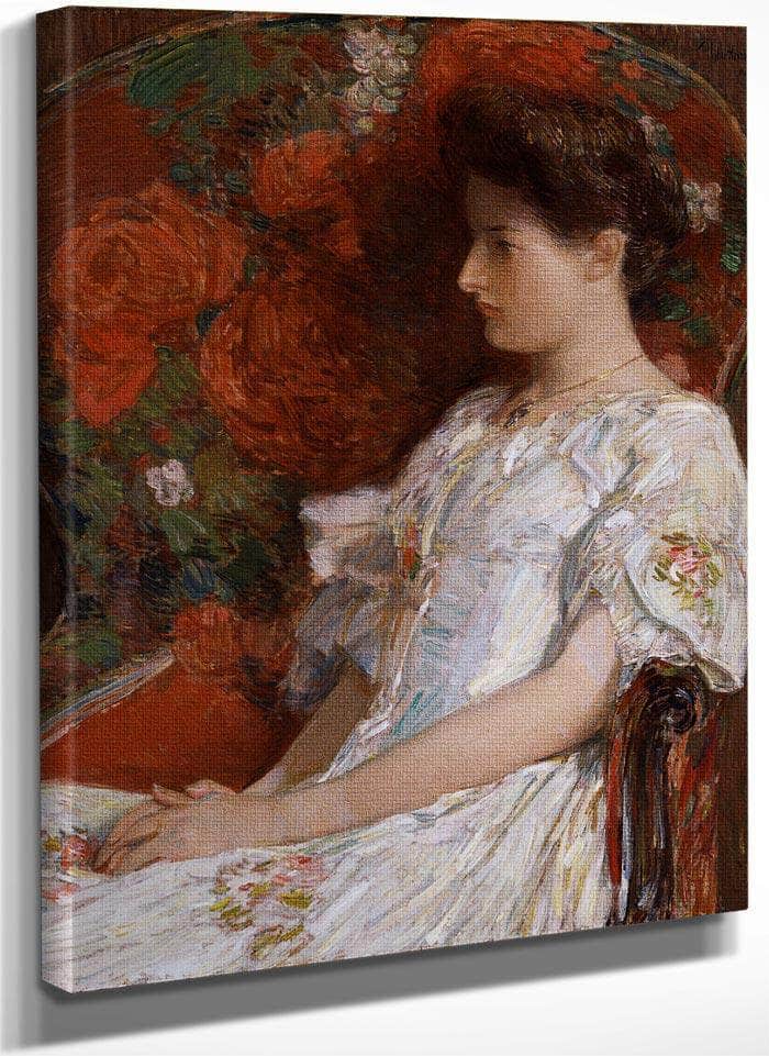 The Victorian Chair By Childe Hassam Fine Art Print