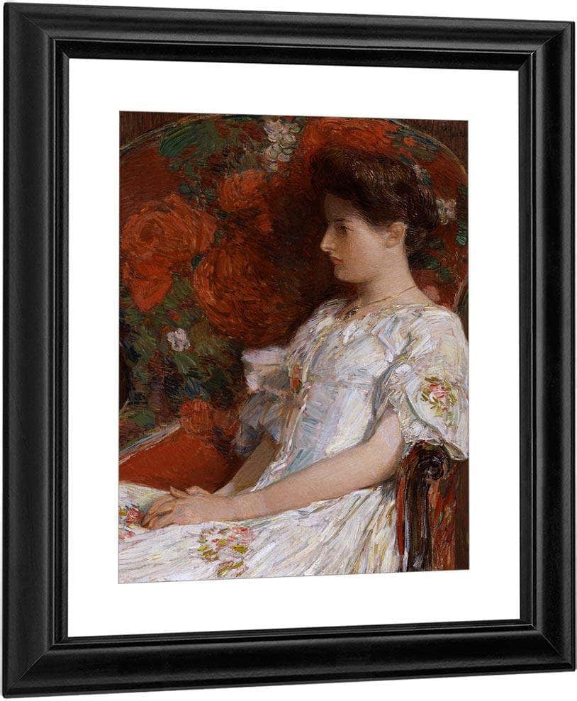 The Victorian Chair By Childe Hassam Fine Art Print