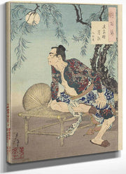 The Village Of The Shi Clan On A Moonlit Night 1885 By Tsukioka Yoshitoshi Fine Art Print