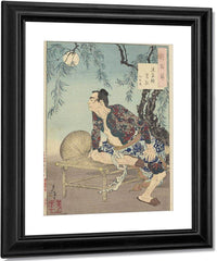 The Village Of The Shi Clan On A Moonlit Night 1885 By Tsukioka Yoshitoshi Fine Art Print