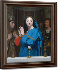 The Virgin Adoring The Host By Jean Auguste Dominique Ingres Fine Art Print