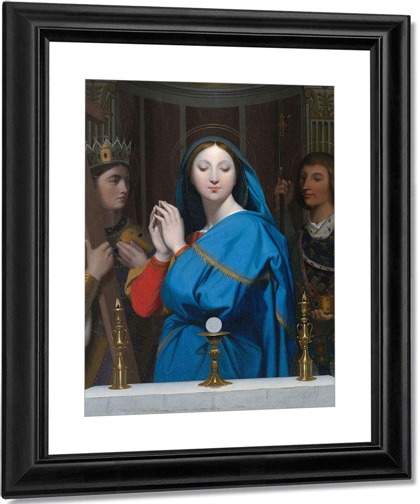The Virgin Adoring The Host By Jean Auguste Dominique Ingres Fine Art Print