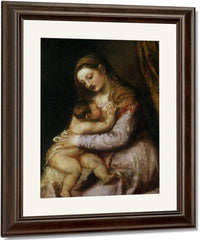 The Virgin And Child By Titian Fine Art Print