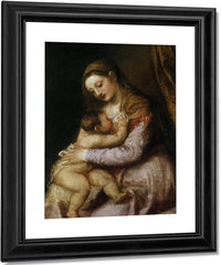 The Virgin And Child By Titian Fine Art Print