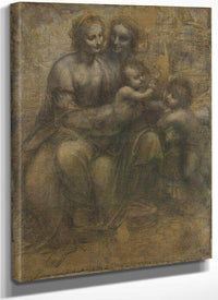 The Virgin And Child With Saint Anne And Saint John The Baptist By Leonardo Da Vinci Fine Art Print