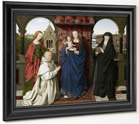 The Virgin And Child With Saints And Donor By Jan Van Eyck Fine Art Print