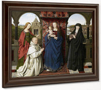 The Virgin And Child With Saints And Donor By Jan Van Eyck Fine Art Print