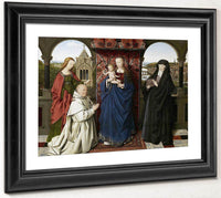 The Virgin And Child With Saints And Donor By Jan Van Eyck Fine Art Print