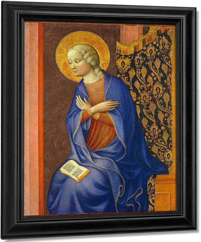 The Virgin Annunciate By Tommaso Masolino Da Panicale Fine Art Print